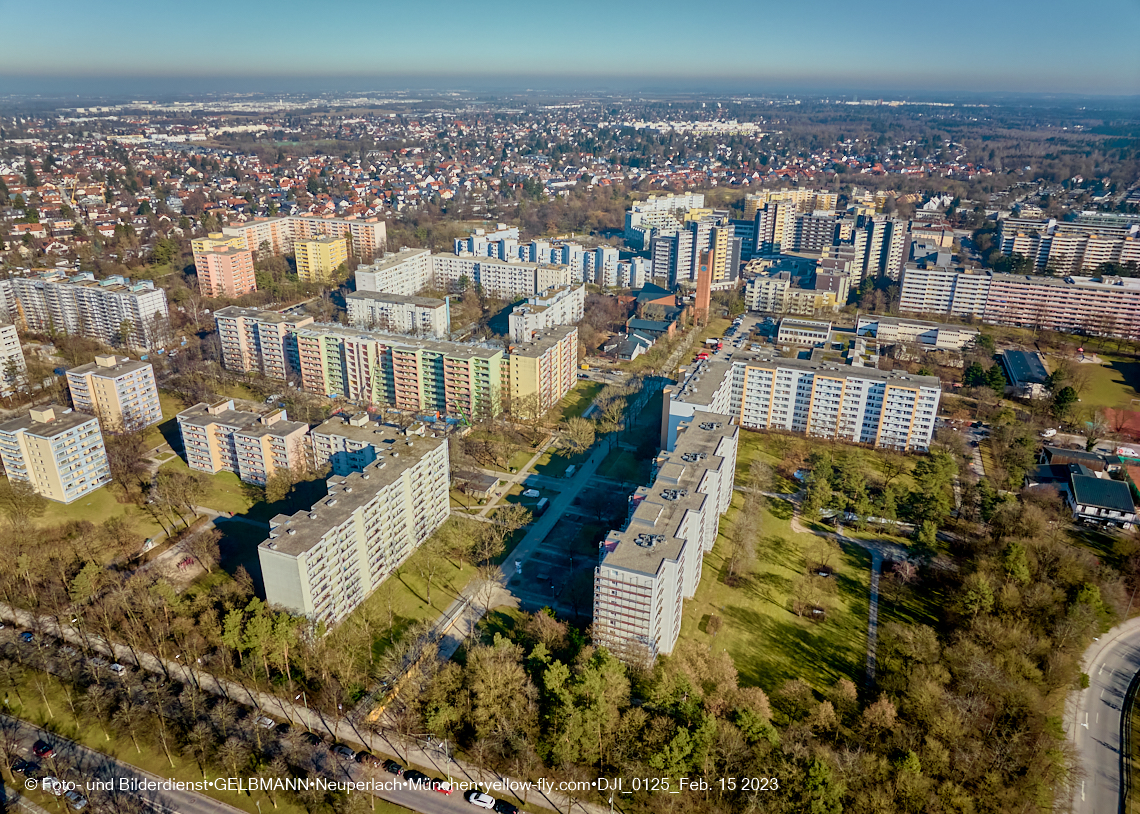 15.02.2023 - Sanierung an der Kurt-Eisner-Straße in Neuperlach